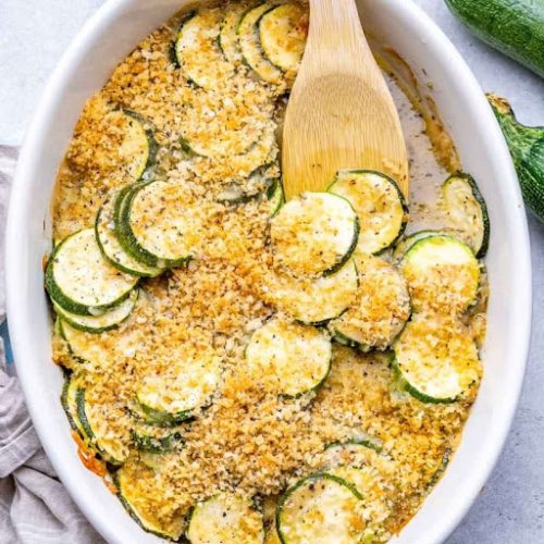 Einfach Zucchiniauflauf