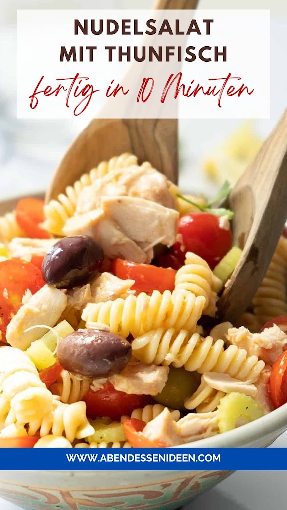 Pasta salad with lemon and tuna - ready in 10 minutes