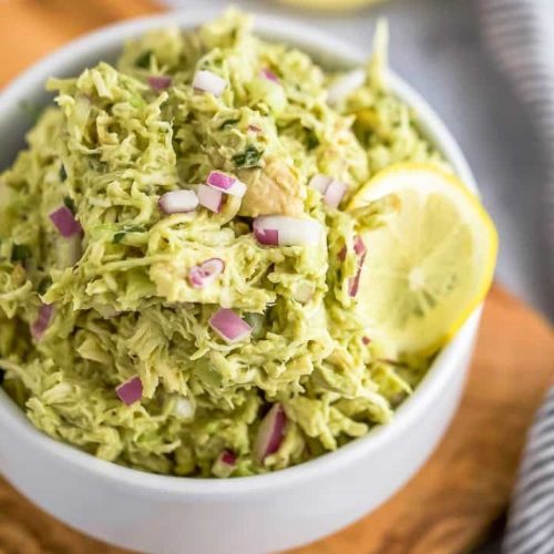 Avocado Salat mit Hähnchen - Gesund und Lecker