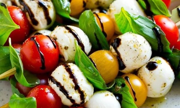 Caprese-Spieße - Schnell und lecker