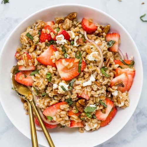 Erdbeer-Farro-Salat