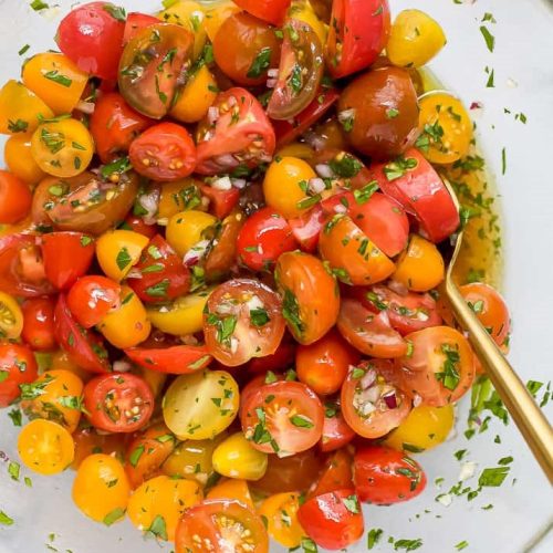 Tomatensalat Marinade - fertig in 15 Minuten