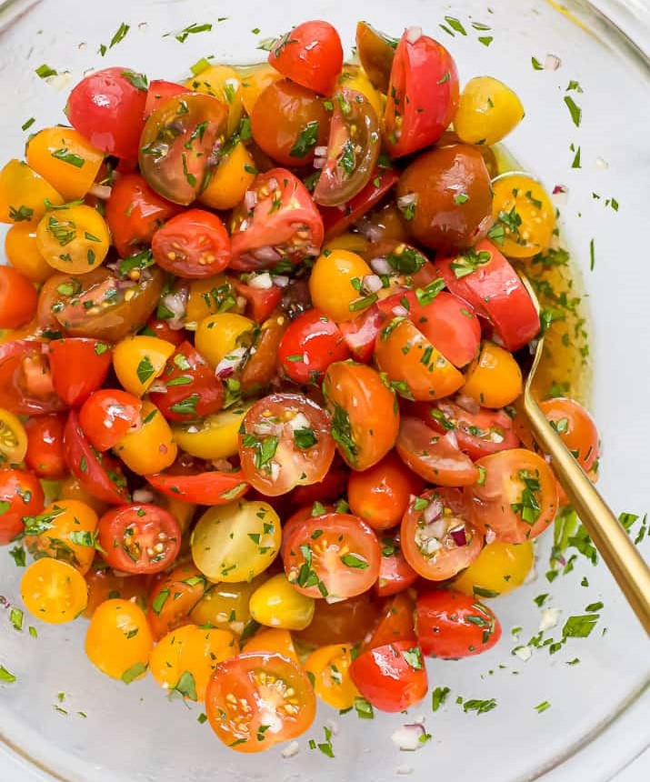 Tomatensalat Marinade - fertig in 15 Minuten
