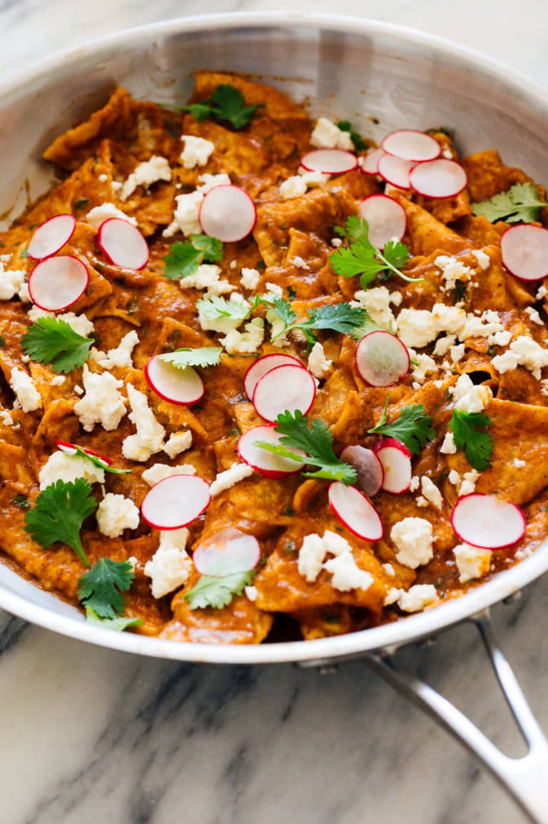 Chilaquiles Rojos Rezept