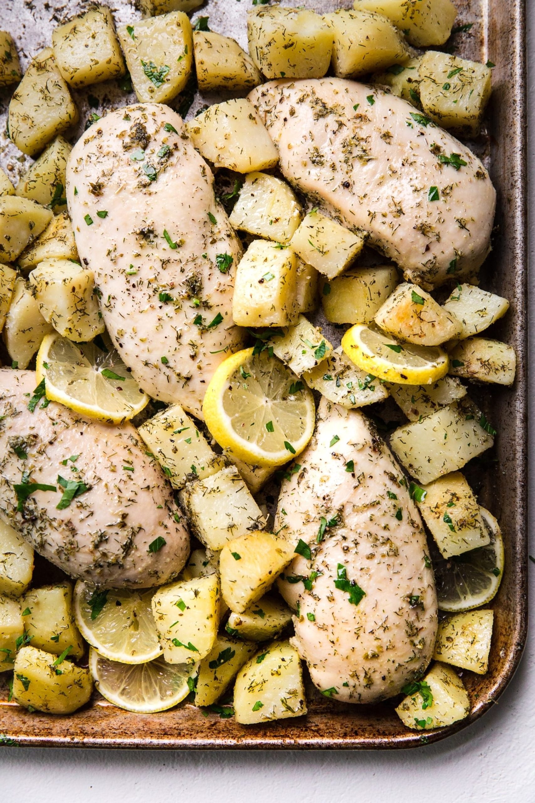 Griechisches Huhn mit Kartoffeln