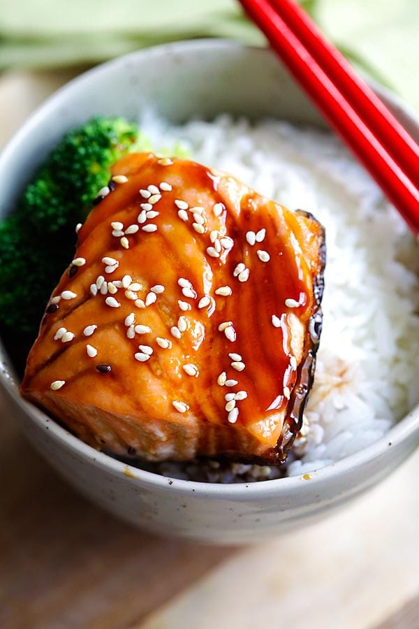 Lachs Teriyaki