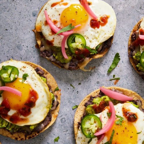 Frühstück-Tostadas