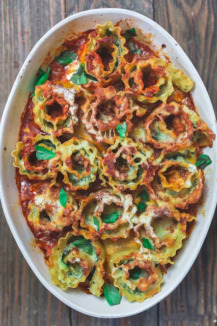 Gerichte mit Zucchini Vegane Lasagne-Rolle_2