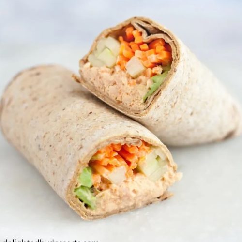 Scharfe Thunfisch Wraps