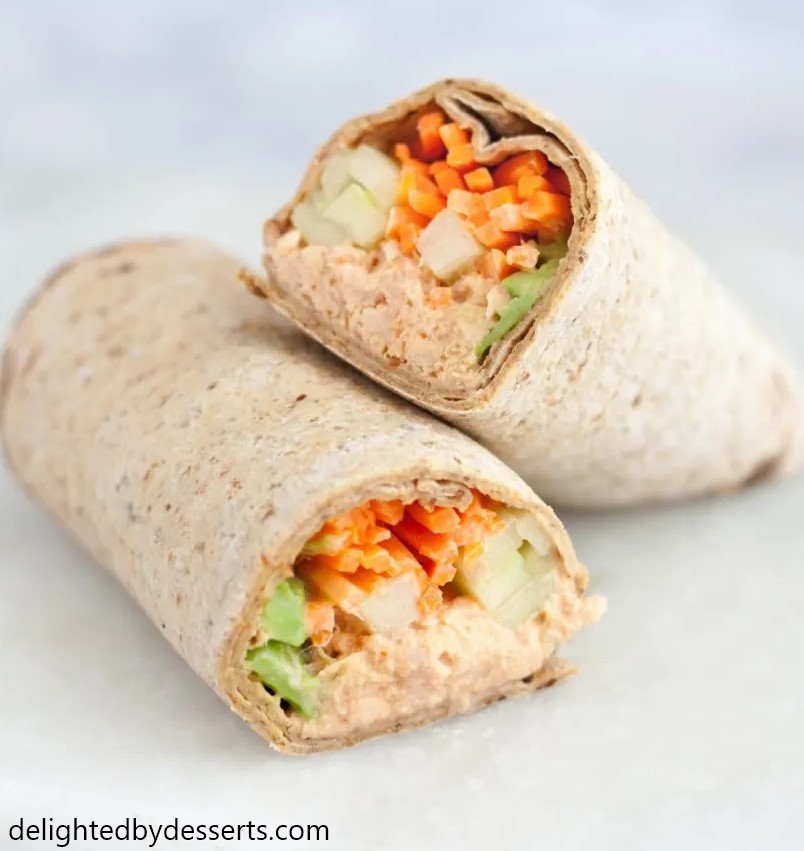 Scharfe Thunfisch Wraps