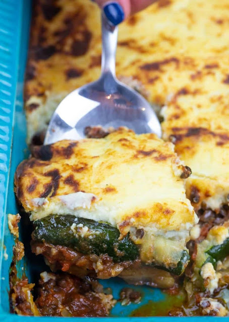 gerichte mit zucchini - Vegetarische Moussaka