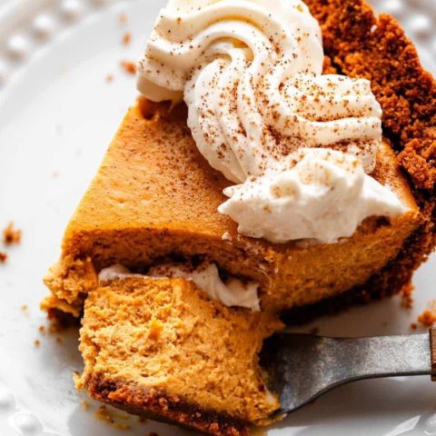 Pumpkin Cheesecake Pie - Einfache Rezepte
