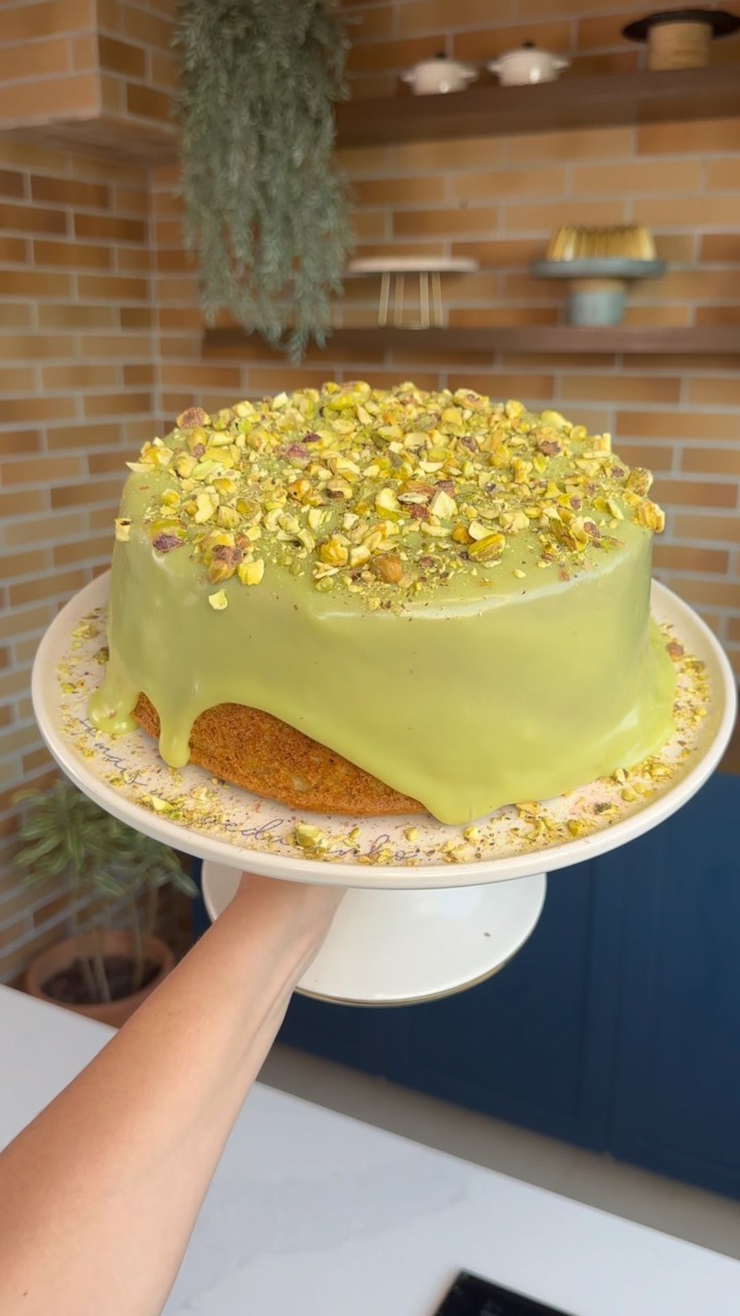 Chilled Pistachio Cake Einfache Rezepte