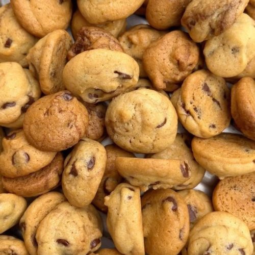 Mini Chocolate Chip Cookies Einfache Rezepte