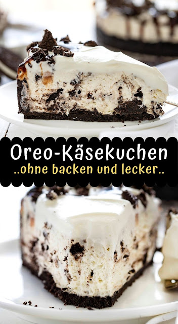 Oreo-Käsekuchen ohne Backen